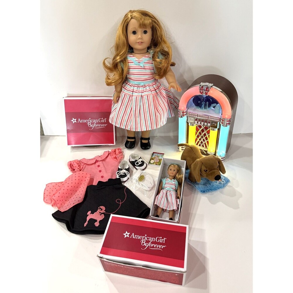 American Girl Maryellen with poodle skirt & Accessories &  judebox